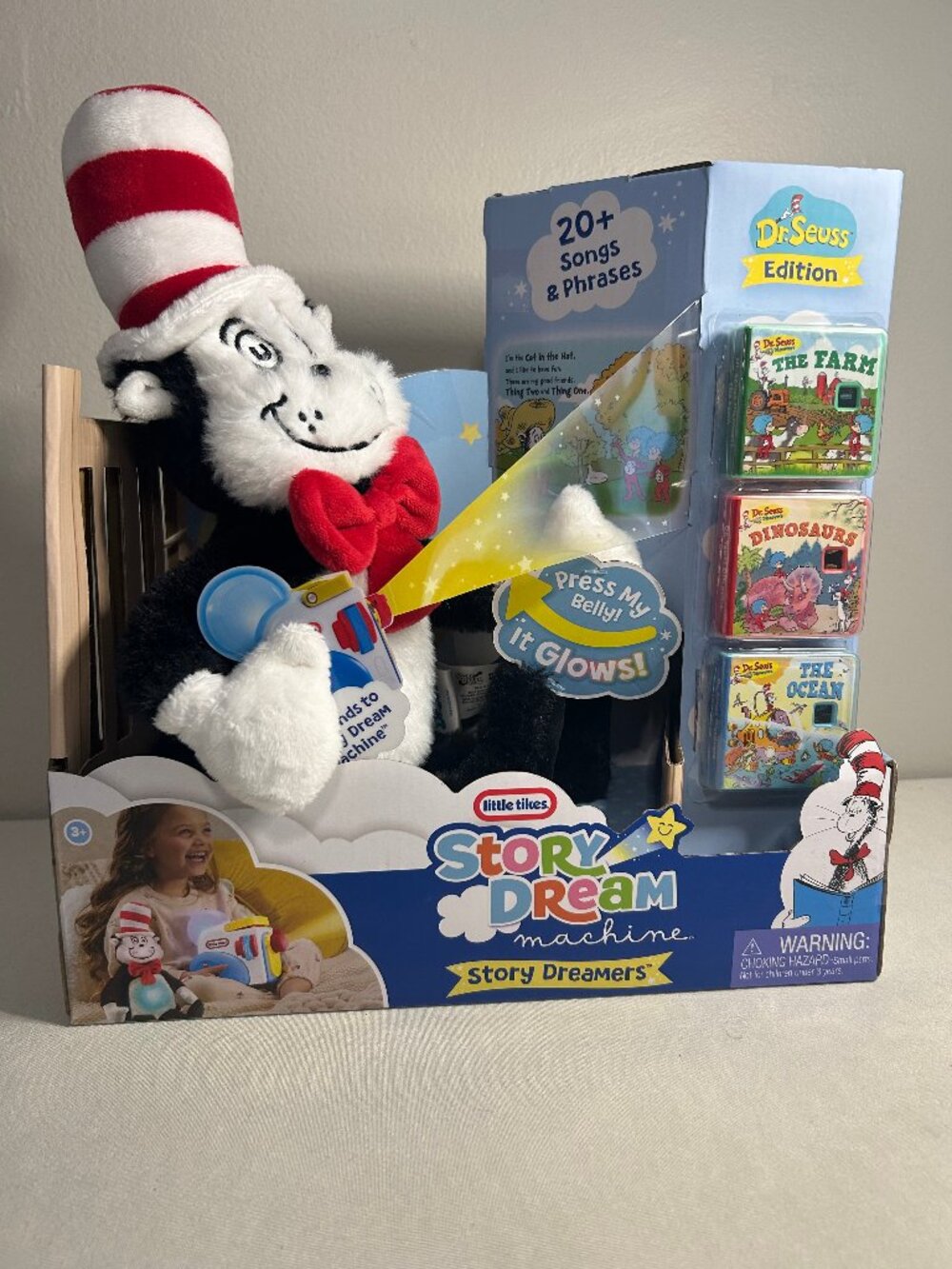 NIB The Cat in the Hat Set Dr. Seuss Little Tikes Story Dream Machine